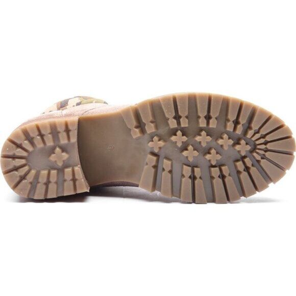 Women's Camo Suede Heeled Boot‎ CREVO Combat Lug Sole Shoes Size 6.5 $99 - Picture 11 of 11